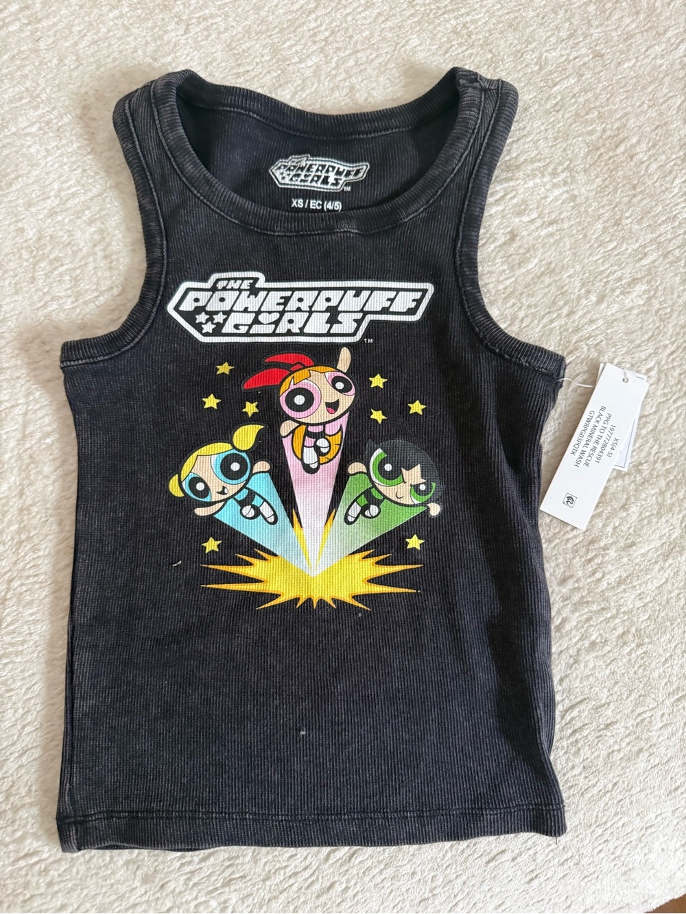 Black Graphic Tank Top - Kids